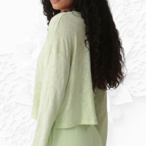 NWT! Electric & Rose Lane Tee In Lime Green - Picture 2 of 8